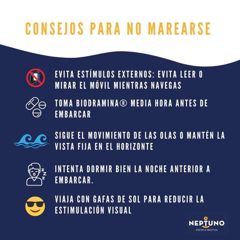 ¿Cómo evitar mareo en barco?